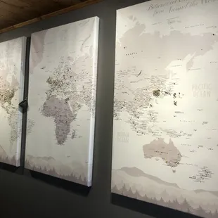 World Map to pin where customers are from