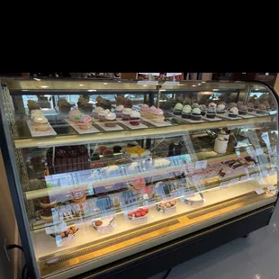 Pastry case looks great!