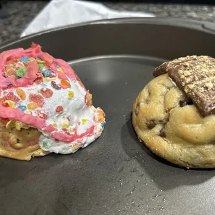 Fruity pebbles and S&apos;mores