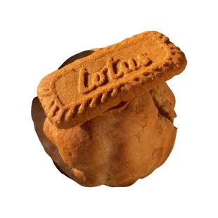 a biscuit with the word love written on it