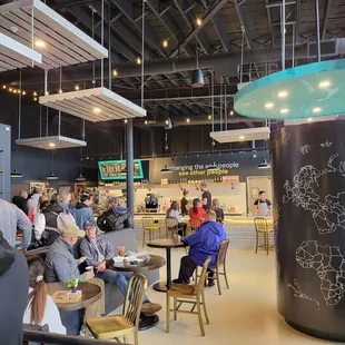 Coffee &amp; a Bagel after church...