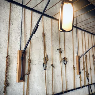 Very cool interior * love the rope detail