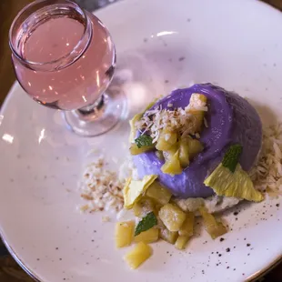 Ube Panna Cotta