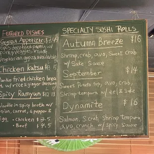 Daily special.