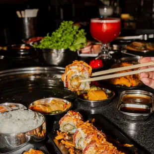 Korean BBQ and Sushi