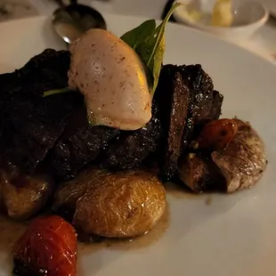 Wagyu beef was flavorful and good if you like steak.