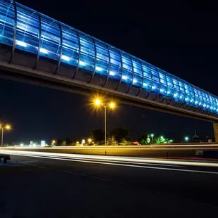 Bear Canyon Ped Bridge @I-25 &amp; Jefferson in Abq. Amazing Photo by Ben Bunner Photography,