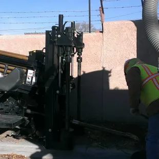 Our bore crew hard at work