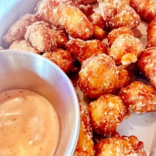 Cheese Curds with Chipotle Ranch