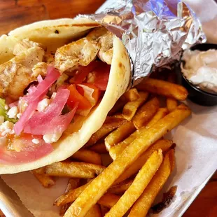 Chicken Doner Kaban Wrap