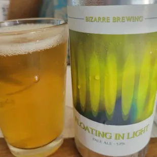 Floating in the Light,  a thrilling pale ale with white wine.