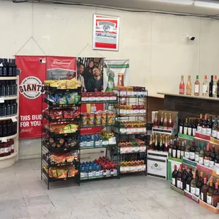 a wide selection of wines and beverages