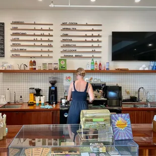 Front Counter + Menu