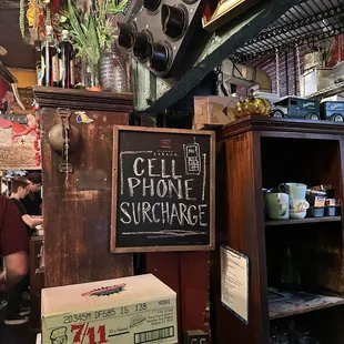 Cell phone surcharge