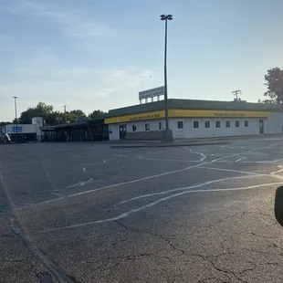 outside