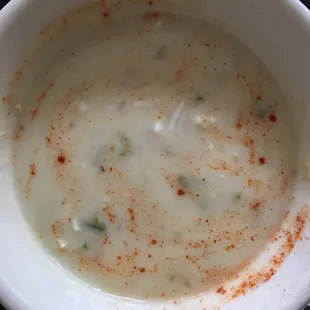 a bowl of soup