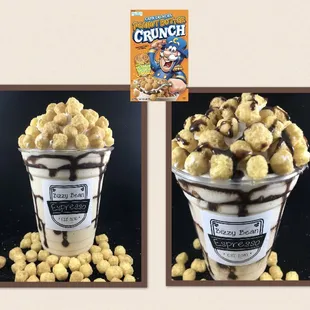 Peanut butter crunch blended with real peanut butter! Available while supplies last