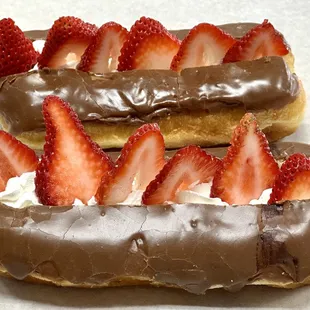 Strawberry Eclairs