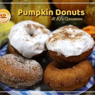 Pumpkin Donuts are here! Yummy!