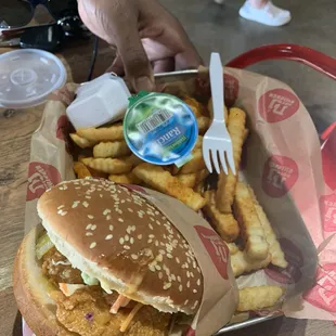 BJ Hot Chicken Sandwich