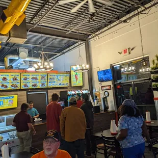 customers in a restaurant