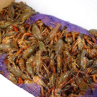a box of shrimp