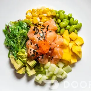 Salmon poke bowl