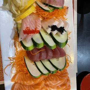 sushi and sashimi, food, sushi, sashimi