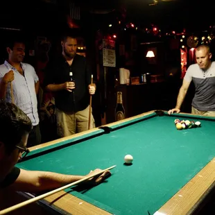 The pool table