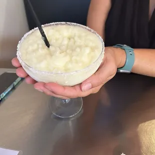 Wine rita. Pineapple jalapeño