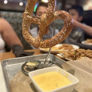 Big Twist Pretzel With Beer Cheese