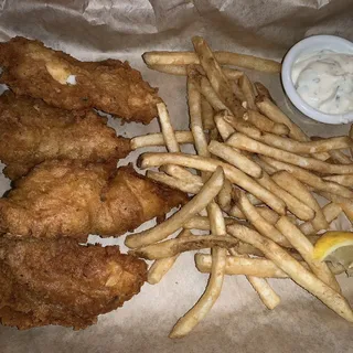 BJ's Brewhouse Blonde Fish 'N' Chips