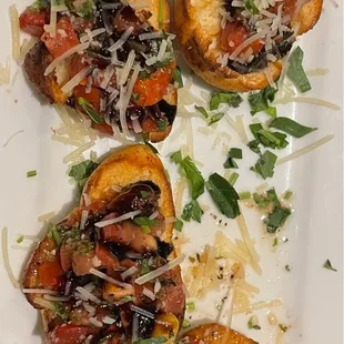 New Garlic Knot Bruschetta Bites