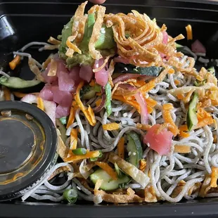 Ahi Tuna Soba noodles.. yummy