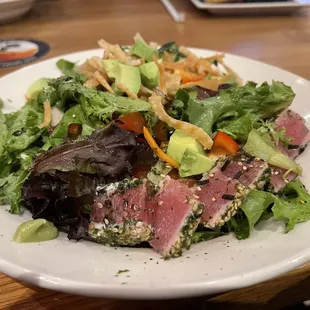 Enlightened Seared Ahi Salad :)