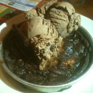Triple Chocolate Pizookie Made With Ghirardelli