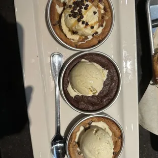 Pizookie Trio