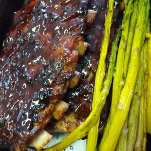 Wrack of Ribs &amp; Asparagus