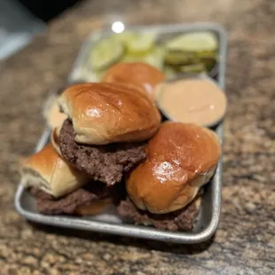 Beef Burger Sliders*