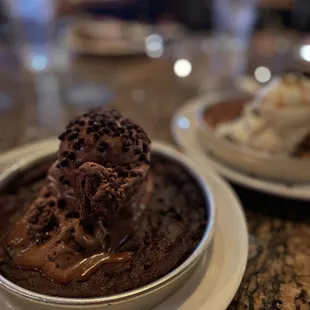 Triple Chocolate Pizookie Made With Ghirardelli, Salted Caramel Pizookie