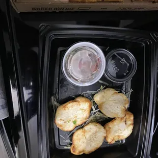 Garlic Knot Bruschetta Bites