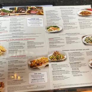 menu, burritos and wraps