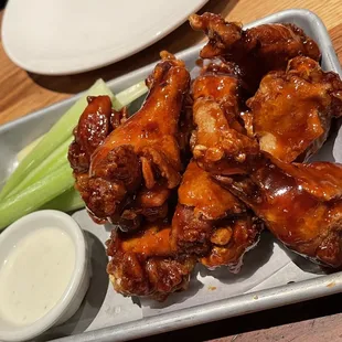 Root Beer Glazed Bone-In Wings