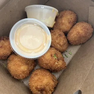 Fried Couscous Mac & Cheese Balls