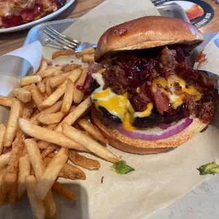 Hickory Brisket And Bacon Burger*