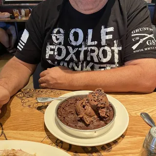 Triple Chocolate Pizookie Made With Ghirardelli