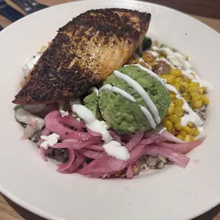 BJ's Brewhouse Bowl With Salmon*