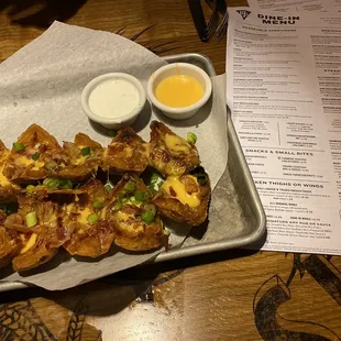 Crisp Potato Skins Platter