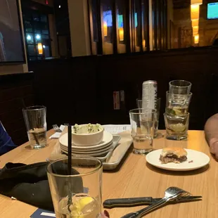 Waiter left this on table in front of us while we waited for dinner another 1/2 hr later