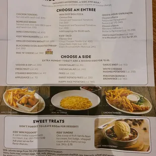 Kids combo meals - 5/12/23